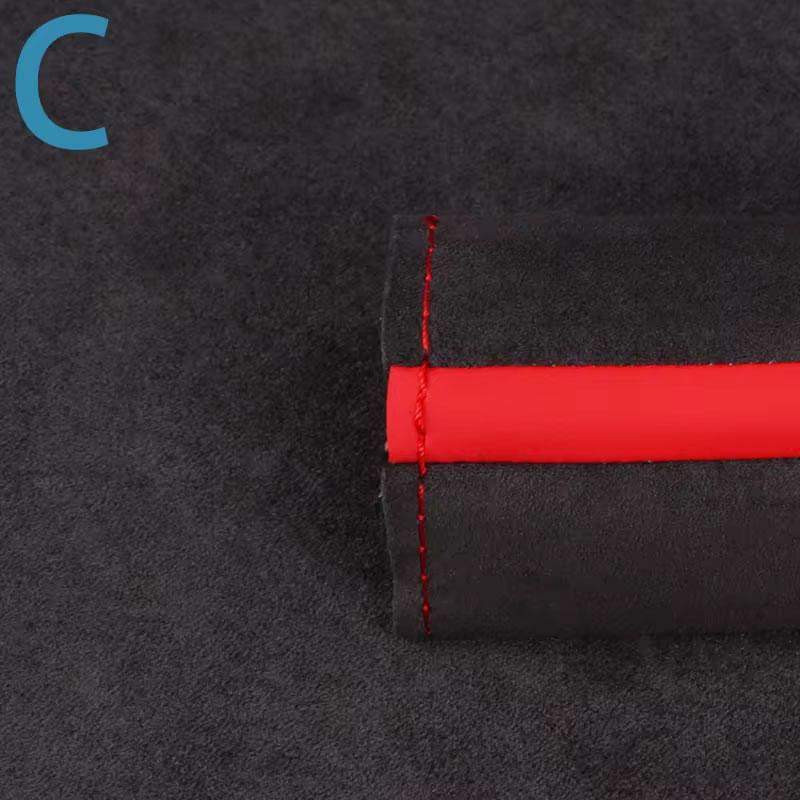 ize Carbon Fiber Leather Car Steering Wheel Cover For Mazda CX-3 CX3 CX-5 CX5 2017 2018 Mazda 6 CX-9 Suede Car Accessories
