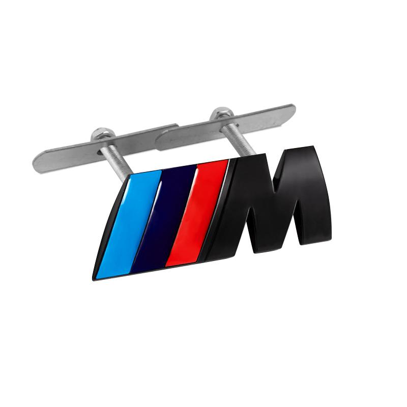 1 stk Metall M LOGO Merke Bil Grill Bil Skjerm Karosseri Bagasjerom Dekorasjonsklistremerke For BMW E90 E60 F10 F30 E46 G20 X1 X3 X4 X5 X6 E70 F20 E39 E92 E63