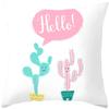 Tropical Style Fruit Cactus Printed Pillow Case Home Decor for Sofa Office Polyester Throw Pillow Cover Decorative Cushion Cover