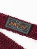 [BEAMS PLUS] Silk Knit Tie Solid Men's BURGUNDY FREE 38440159107