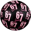 1pc Sixtyseven Stars Size 5 Soccer Ball Professional Match Training Football Indoor &Outdoor Sports Ball Lightweight Durable C65164