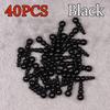 9 Colors Gourd Shaped Stacked Beads 1mm Hole Smooth Polished ABS DIY Walleye Bass Trout Spinner Rig 40/100PCS
