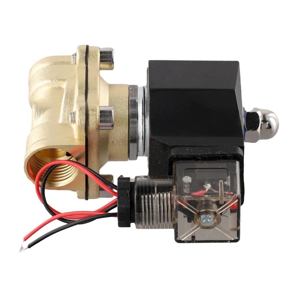 Brass Electromagnetic Valve Direct Control Type At 12 Inch Size And Operating Voltage Of 220V AC For Reliable Flow Management
