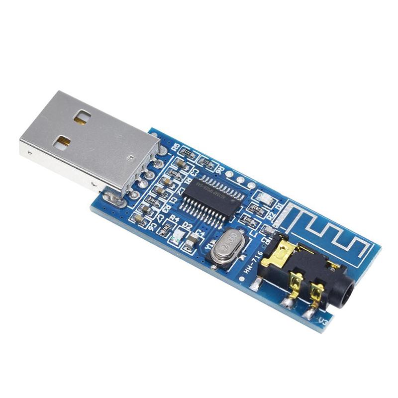 XH-M226 USB Bluetooth 4.0 Audio Receiver Module Wireless Audio Adapter with Built-in Decoder & Amplifier 3.5mm Output LED Indicator Plug and Play