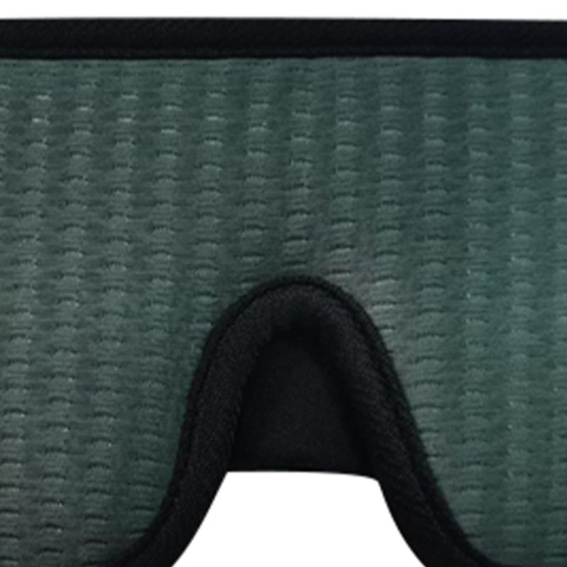 Eye Shade Cover Block Out Light 3D Soft Cushion Lightweight Breathable Blackout Sleeping Cover Green