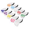 10pcs Golf Iron Head Cover with Large Color Number Waterproof Neoprene Golf Iron Club Headcover Set White