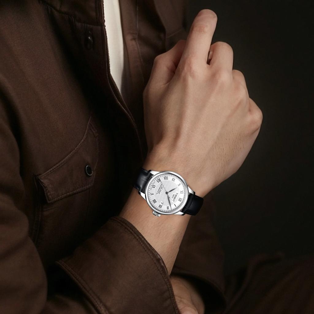 TISSOT Automatic Mechanical Movement 30m Water Resistance Men's Watches Watch 39.3mm Silver Dial T006.407.16.033.00
