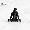 Compact Gym Sculpture 3D Printed Muscle Man Figurine with Dumbbells, Mini Desk Decor for Home Office Lightweight Workout Shelf, Matte Black