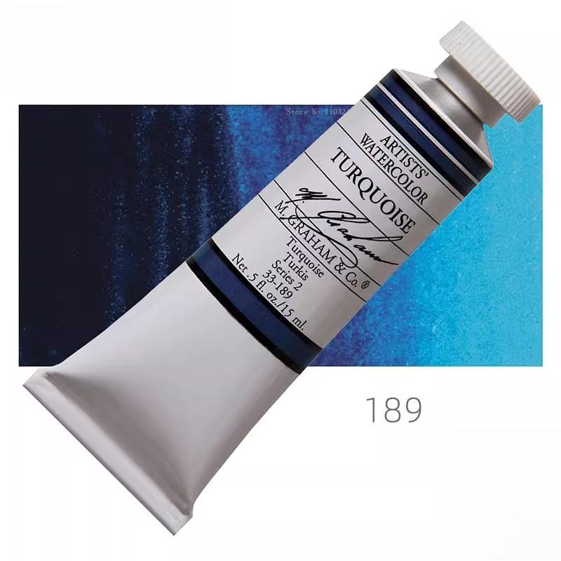 15ml / Tube American Watercolor Pigments Artist's Painting Art Supplies Hand-drawn Illustrations Creative Travel Water Color