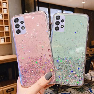 Luxury Bling Glitter Phone Case For Samsung Galaxy A52 5G 4G A525F A526B Soft Case Full Cover For Samsung A 52  5 4 G Back Cover