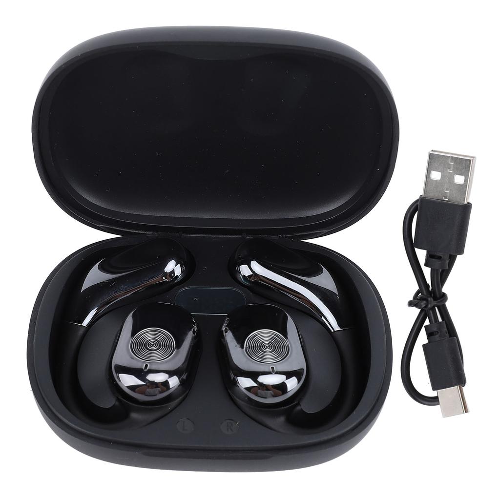 Bluetooth Translation Earbuds 144 Languages Real Time Wireless Translation Earphones with APP Black