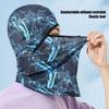Summer Cool Balaclava Ice Silk Cycling Full Face Cap Sun Anti-UV Protection Sports Face Cover Headwear Bike Motorcycle Men's Hat