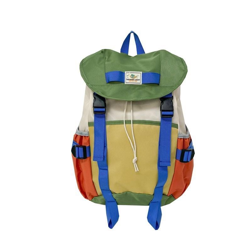 Kids Minimalist School Bag Made Of Durable Oxford Cloth For Elementary Use