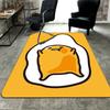 Creative Gudetama (Lazy Egg) Design Rug Floor Mat for Living Room or Bedroom Soft and Comfortable Carpet a Gift for Birthday and Holiday.