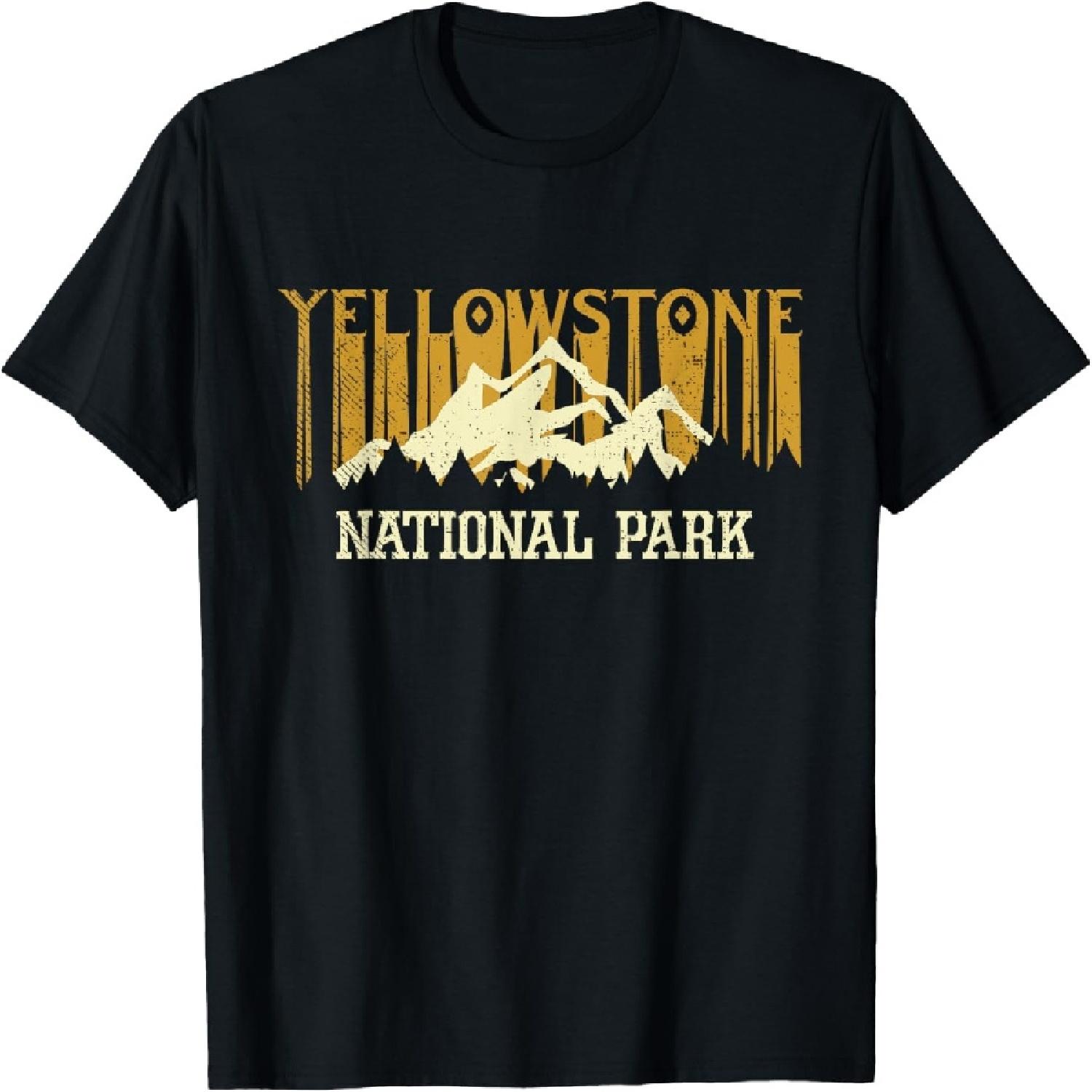 Yellowstone National Park Vintage T-Shirt XXXXXL разноцветный