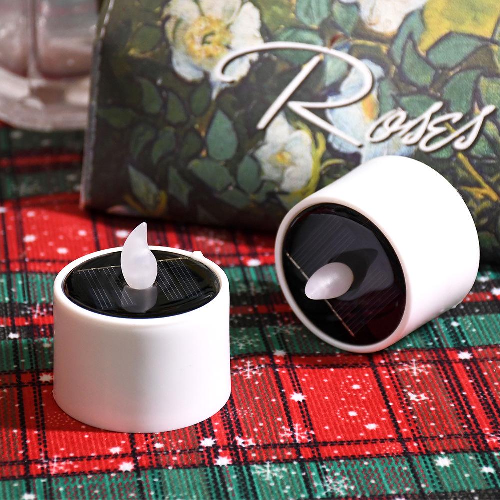 Solarbetriebene LED Wasserdichte Kerzen - Dekorative Außenleuchten