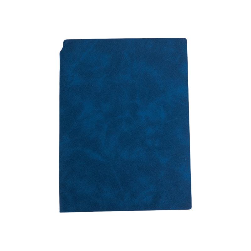 A5 Multi-Color Soft Leather Notebook with Built-In Pen Holder for Business Meetings