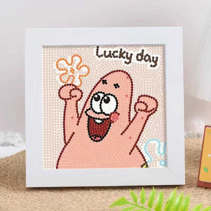 Children'S Diamond Painting Handmade Diy Masonry Painting Cartoon Diamond Sticker Bedroom Living Room Decorative Painting Photo Frame
