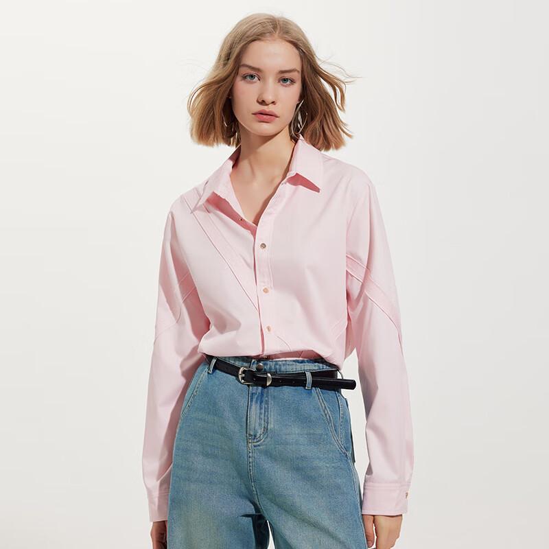 Shetu Elegant Asymmetrical Long-Sleeve Shirt L