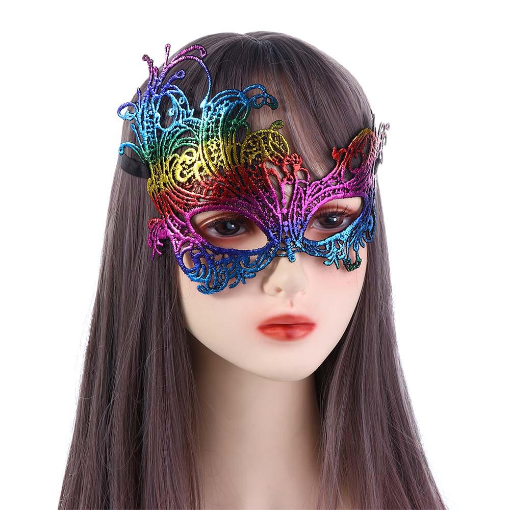 Costume Halloween Fourniture Masque Facial Masque de Venise Masques de Danse Dentelle Mascarade Fête Fournitures