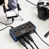 4x4 Audio Interface with Streaming Mode Switch, USB Type-C, Smartphone/Tablet Compatible, Loopback, 3-Year Warranty