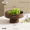 Fruit plate living room home coffee table desktop large-capacity snack dried fruit plate, high-value food-grade high-footed fruit plate