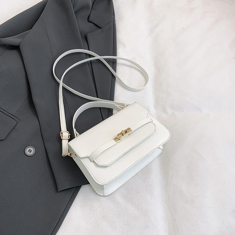 2025 spring new fashion aesthetic foreign style fashion simple fashion portable shoulder crossbody small square bag woman