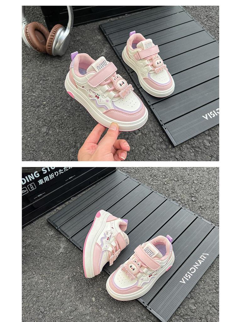 2025 Autumn Girls' Casual Princess Sneakers - Soft Sole Sports Shoes for Middle and Big Kids