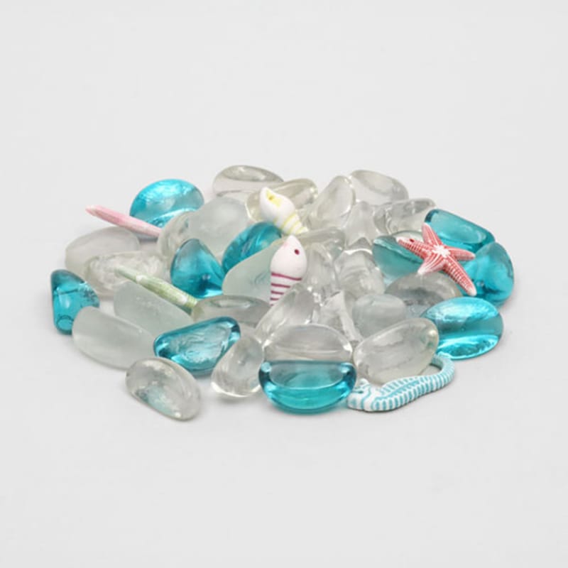 [Haustier] Dekorativer Glasstein für Aquarium