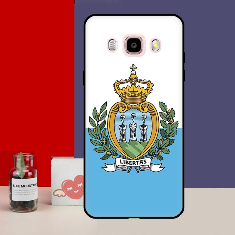 San Marino Flag Case For Samsung Galaxy J4 J6 Plus 2018 J8 A6 A7 A8 A9 J1 A3 A5 2016 J3 J5 J7 2017 Cover