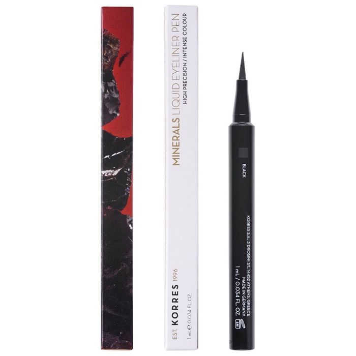 Korres Mineraux Volcaniques Eyeliner Feutre Noir 1ml