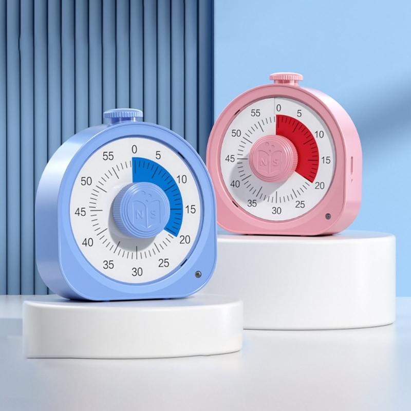 Visual Timers 60-minutes Super Countdowns Timers Suitable for Children Adult Durable Mechanical Time Management Tool