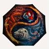 "Yin Yang Tiger Fire & Ice Wall Clock: Modern Art Decor for Home Office"Umbrella, Portable 3-Fold Compact Umbrella for Men & Women ES17