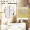 61cm Decorative Wall Mirror for Bedroom Living Room, Modern Round Bathroom Mirror for Home Decor, Gold Tone