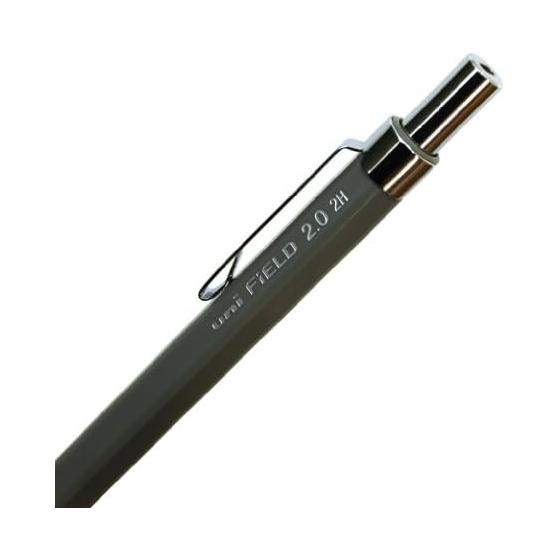 Mitsubishi Pencil Field 2 Mechanical Pencil 2.0mm HB with Knurled Metal Grip, uni Lead