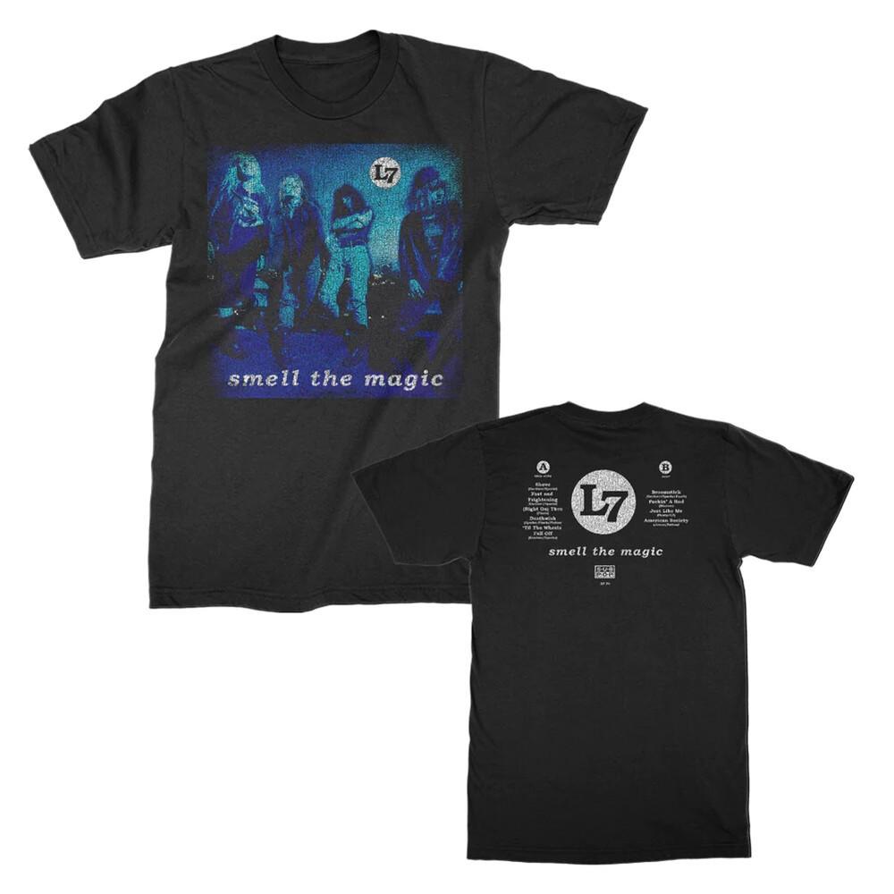 L7 Smell the Magic Vintage Album T-Shirt w Backprint Unisex T-Shirt S