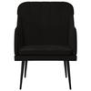 VidaXL Armchair Black 63x76x80 Cm Velvet 351459