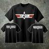Top Gun Mens Custom Call Sign T Shirt Maverick Goose Retro Movie Viper Mens 80s