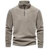 Men’s Stand Collar Half Zip Fleece Pullover