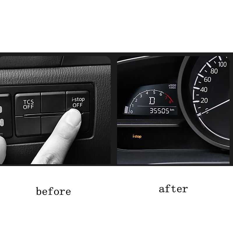Start Stop Push Button Istop Off Switch Auto OBD Engine Canceller Eliminator System for Mazda 3 CX3 CX5 2012-2020 Atenza Axela Switches4