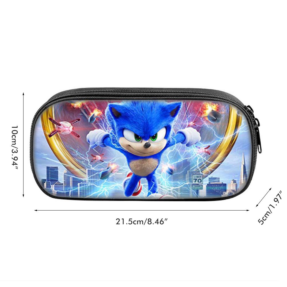 Anime Game Pencil Case Cartoon Pencil Bag with Zipper Pencil Case Organizer Pencil Pouch for Kids Boys Girls