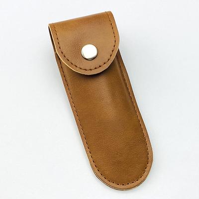 PU Leather Sheaths for Folding Knives Universal Knife Case for Folding Knives Holder Fruit Pocket Knife Scabbard