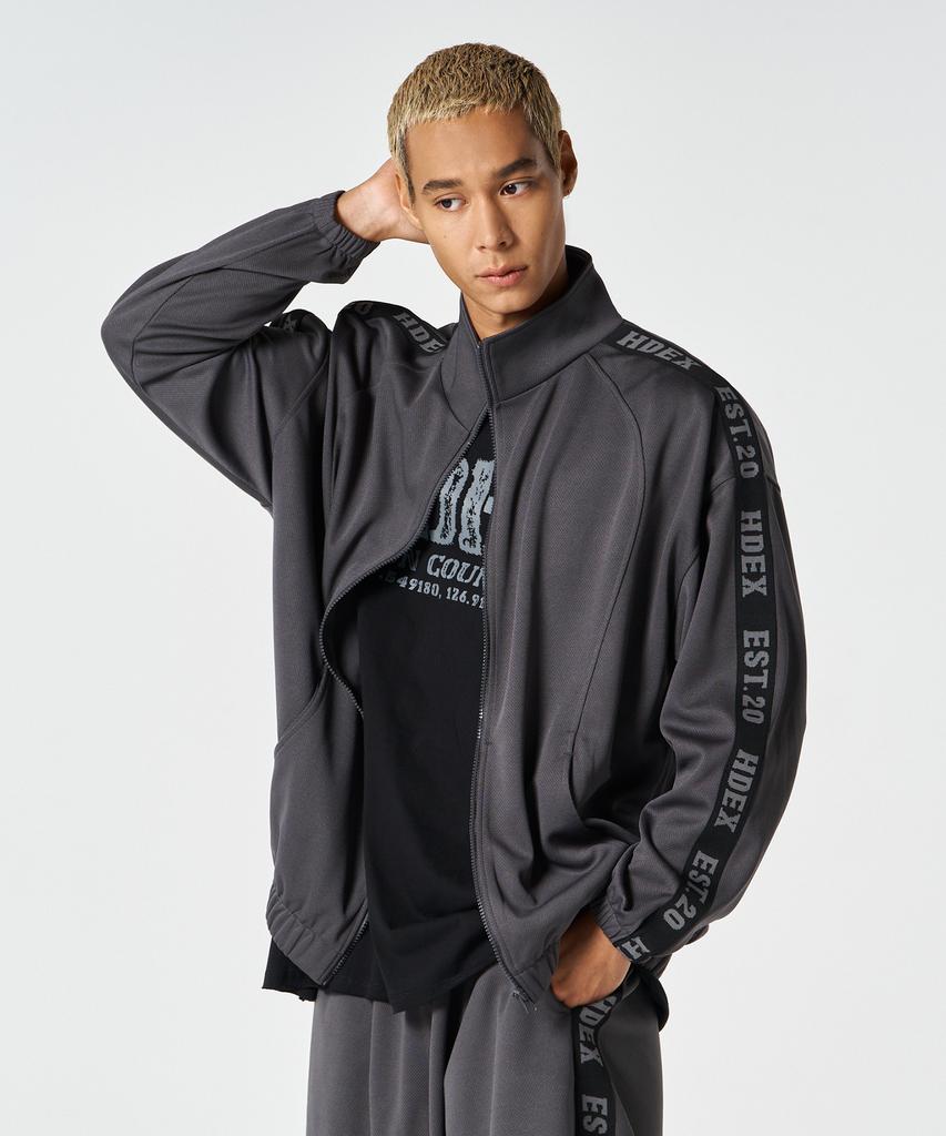 Hdex Tape Mesh Track Jacket (Charcoal)