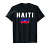 ZX More Design Haiti Proud Haitian Flag Map Pride Vintage TShirt For Men Women T Shirt Hip Hop Tops Cotton Tees