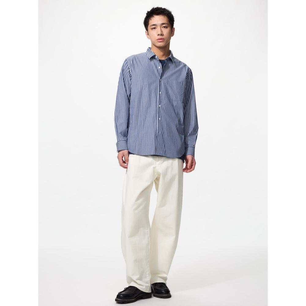Uniqlo Japan Broad Shirt Stripes Regular Color