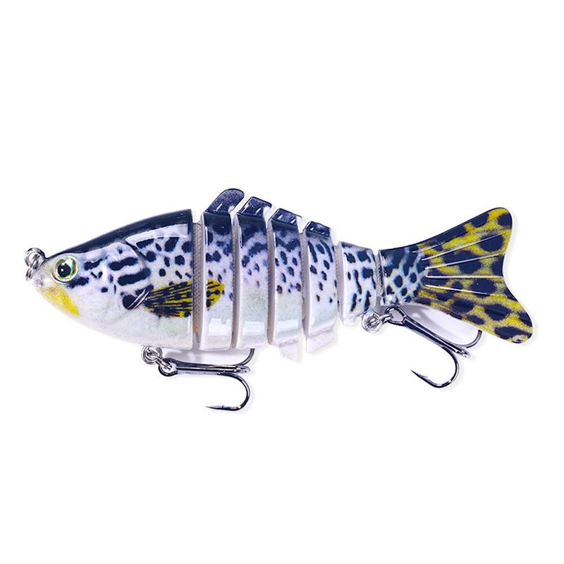 

Fishing Lures Jointed Fishing Kits For Freshwater And Saltwater,Lifelike Swimbaits For Bass Trout Crappie,Slow Sinking Bass Fish L