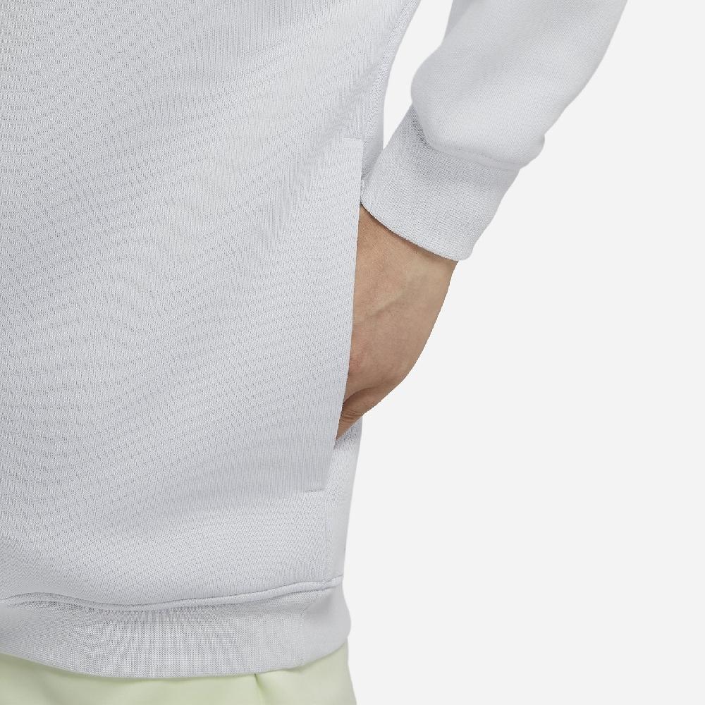 Nike Colorful Embroidered Multi-Swoosh Knit Hoodie Women Hoodies White DO9248-043