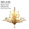 NuFeng Retro Crystal Branch Chandelier