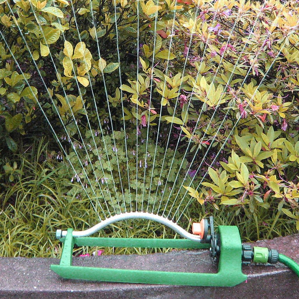 Oscillating Sprinkler Watering Garden Pipe Hose Water With Connector