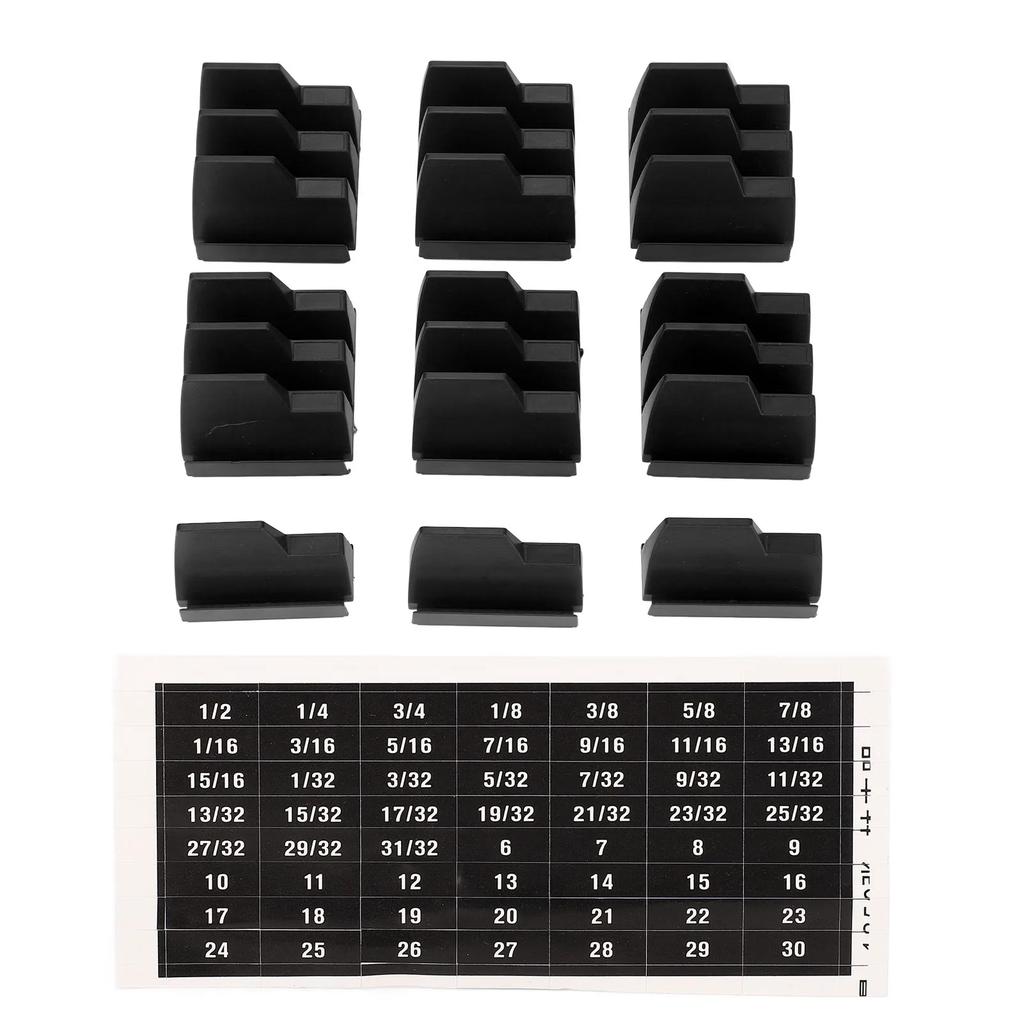 Wrench Holder Wrench Rack Holder Capacity Multifunctional Compact ABS Magnetic Modular Wrench Organizer Wrench Rack Holder